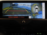 車両を上から見たような映像を映し出すパノラミックビューモニター付きです。