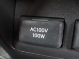 AC100V電源は100Wまでの電化製品が使用できます!