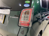 視認性がいいテールランプ。後続車にも存在をアピール。