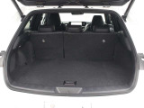 最大荷室長約790mm、最大横幅約1,250mm、荷室容量220L(アンダーデッキを含まず)のラゲージスペース。すっきりとしたバックドアオープニング開口も実現しています。