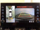 専用のカメラにより、上から見下ろしたような視点で360度クルマの周囲を確認することができます☆縦列駐車や幅寄せ時に活躍してくれます