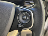 ハンドル右側にはクルーズコントロールのスイッチが装備され運転中の操作も安心して行えます。