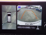 上からの視点で狭い駐車場への駐車などに役立つアラウンドビューモニターです♪