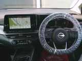 スッキリとした運転席周りになっています。