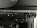 ヘッドライト光軸上下調整機能付き車両です。各種スイッチ部