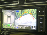 【アラウンドビューモニター】専用のカメラにより、上から見下ろしたような視点で360度クルマの周囲を確認することができます☆死角部分も確認しやすく、狭い場所での切り返しや駐車もスムーズに行えます。
