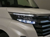 LEDヘッドライトです。デザイン性がよくとても明るいので、夜間の走行や悪天候でも安心です。しかも長寿命!