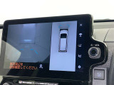 【パノラミックビューモニター】車を真上から見た状態をナビに映し出し、駐車時などをサポート☆クルマの斜め後ろなど、目が届きにくい箇所も確認できるため、いち早く障害物に気が付くことができます!