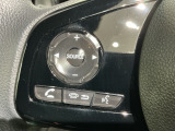 ステアリングにオーディオ操作スイッチが付いています。オーディオ画面に直接タッチしなくても操作が出来ますので、運転に集中できます。