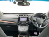視界性もよく、広々とした空間で運転できます