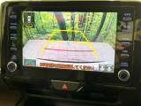 【バックカメラ】駐車時に後方がリアルタイム映像で確認できます。大型商業施設や立体駐車場での駐車時や、夜間のバック時に大活躍!運転スキルに関わらず、今や必須となった装備のひとつです!
