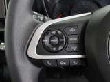 ステアリングスイッチは手元で操作しますので便利です、安全性も高いですね!