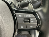 アクセルから足を離しても設定したスピードを保ち走行し、高速道路での疲労軽減に役立つクルーズコントロール付きです!