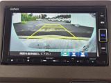 駐車時の安全確認をサポートするバックカメラも使用できます。