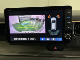 バックモニター付きで車庫入れも安心【カメラアングルは3パターンから選べます】知らない道でも安心して楽しくお出かけができます
