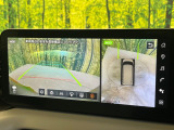 【アラウンドビューモニター】専用のカメラにより、上から見下ろしたような視点で360度クルマの周囲を確認することができます☆死角部分も確認しやすく、狭い場所での切り返しや駐車もスムーズに行えます。