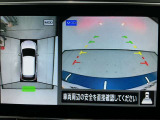【アラウンドビューモニター】まるでクルマを真上から見ているようなアラウンドビューモニターで運転をサポート。運転席から見えにくい車の四隅や後方もモニターでしっかり見えます。