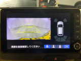 リアカメラ付で、後方をナビ画面で確認。車庫入れも安心です。もちろん、バックギアと連動しています。