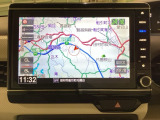 ナビゲーションはフルセグTV、インターナビ対応のGathers純正メモリーナビを搭載しています。Bluetoothオーディオ機能がありますので、スマートフォンなどの音楽も再生できます。