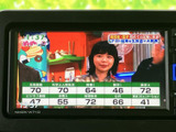 停車中には、テレビや動画コンテンツをお楽しみいただけます。休憩時間や待ち時間に、リラックスした時間を過ごせる便利な機能です。※運転中の視聴はご遠慮ください。