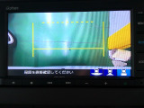 バックカメラの画像です。ガイドラインがスムースな車庫入れをサポートいたします。車庫入れの安心感がアップしますね。