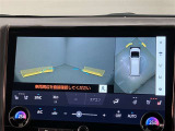 安全機能のバックモニター&全周囲モニターも装備です。