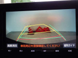 バックガイドモニターを装備しています、車庫入れもラクラクです。