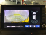 リアカメラ付で、後方をナビ画面で確認。車庫入れも安心です。もちろん、バックギアと連動しています。