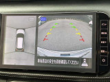 駐車時はナビゲーションでアラウンドビューモニターを見ることができ、安心して後ろを把握することが出来ます。