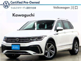認定中古車 Tiguan TSI R-Line 有償カラー 禁煙車 レザーシートパッケージ 純正ナビ アラウンドビューカメラ ETC LEDヘッドライト 社外前後ドライブレコーダー
