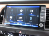ナビゲーションは純正9インチメモリーナビ(VXU-215FTi)を装着しております。AM、FM、CD、DVD再生、Bluetooth、音楽録音再生、フルセグTVがご使用いただけます。