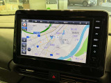 純正大画面ナビです。フルセグTVやBluetoothなど機能も充実しています。