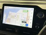 【10.5インチナビ】高級感とインパクトのある大画面ナビを装備。各種オーディオ操作はもちろん、スマホ連携もできる利便性の高いナビです♪