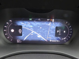 メーター中央にナビゲーションが表示されていており、運転中でも見やすい配置になっております。