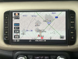 日産純正ディーラーオプションナビ。大画面で見やすくなっております。