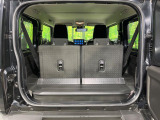 普段のお買い物や通勤、送迎等に十分な荷室スペースを確保しております。セカンドシートを倒すと、大きな荷物の積載も可能です♪