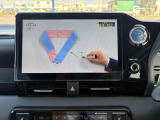 【TV付き】 インチナビで大きな画面でTVを見られます。