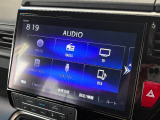 ホンダ純正ナビ付き!ラジオ、テレビ、CD、DVD、豊富な機能が充実しています。