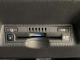 ETC車載器付きです。高速道路の料金所もスムーズに通過できます。