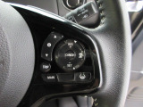 ハンドル右側にはクルーズコントロールのスイッチが装備され、運転中の操作も安心して行えます。
