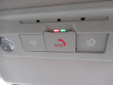 SOSコール搭載車です。スイッチによる任意起動とエアバッグが作動による自動起動で、緊急通報が可能です。(別途、有料申し込み)