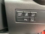 スイッチ類がまとまっています。i-stopはOFFにもできます。