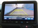 リアワイドカメラシステム!従来の視野に加えて、後方側方を約180&deg;まで見えるワイドビューと、後方を真上から見たような視野で駐車時などに便利なトップダウンビューの3つの視野があります!