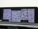 【純正ナビゲーション】BMWのナビゲーションは操作性も良く、詳細な地図情報と交通状況を見やすく表示し、快適なドライビングをサポートしながら目的地までナビゲートします。