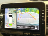【アラウンドビューモニター】専用のカメラにより、上から見下ろしたような視点で360度クルマの周囲を確認することができます☆死角部分も確認しやすく、狭い場所での切り返しや駐車もスムーズに行えます。