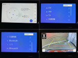 ナビ、メニュー画面、バックモニターの画像です。
