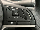 クルーズコントロール装着車です。高速道路等で手元のスイッチ操作でアクセルを踏まなくても速度を保つことができます。
