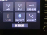 ディスプレイオーディオ。ラジオ、Bluetoothご利用いただけます。