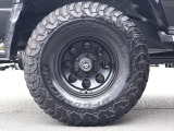 BFGoodrichMTタイヤ&ジムライン15インチAWの組み合わせ。
