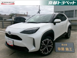 この車両は、ご成約時に当社指定の新品タイヤ4本と交換いたします。ホワイトパールクリスタルシャインのヤリスクロス入荷しました。